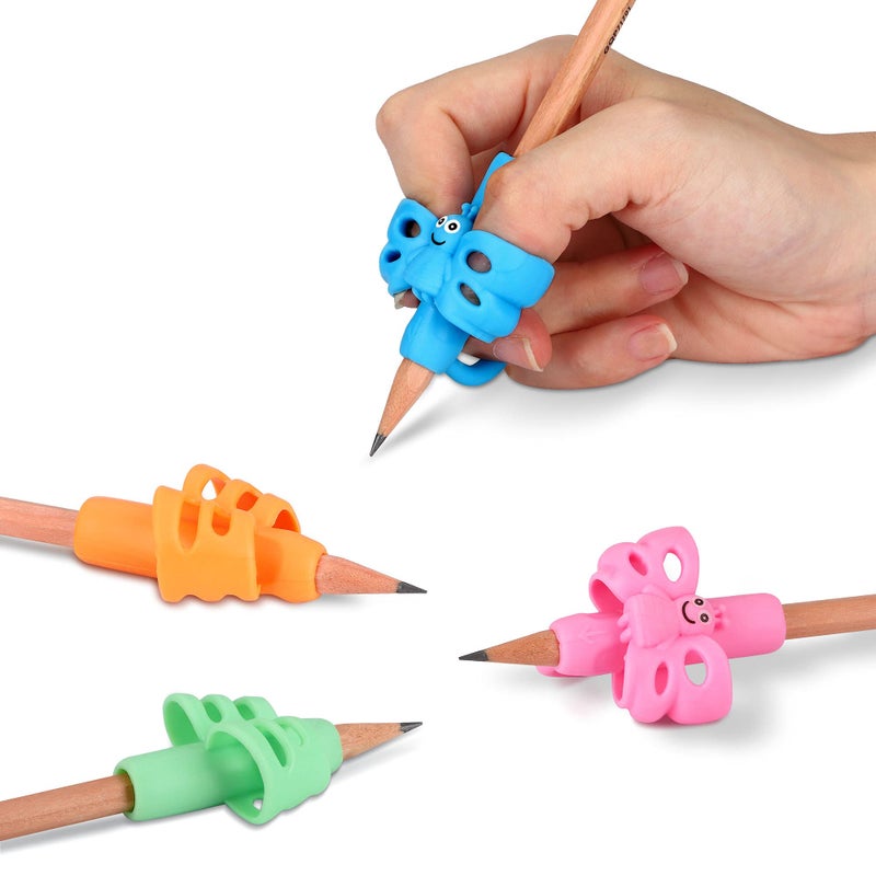 KOABBIT - Pencil Grippers for Kids Handwriting, Pencil Grip for Toddlers 2-4 Years, Pencil Helper for Kids Learning to Write,Pencil Holder Trainer Writing aid Elementary Teaching Tools - Image 2