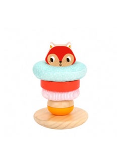 TOOKY TOY Tooky Toy Wooden Fox Tower Stacking Toy  - Image 1