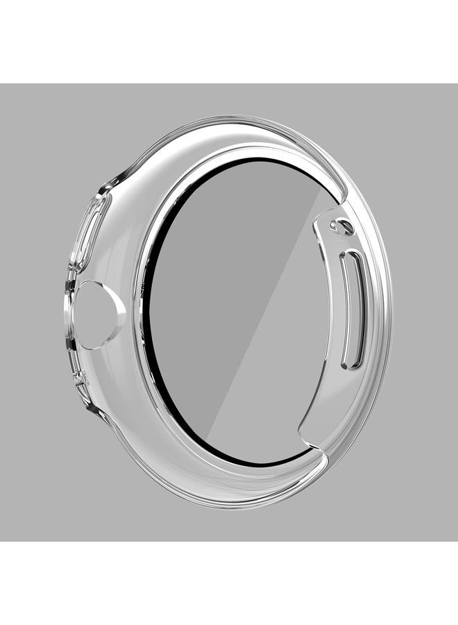 erorex For Google Pixel Watch Frosted Pc Frame Tempered Film Integrated Watch Protective Case(Transparent) - Image 3