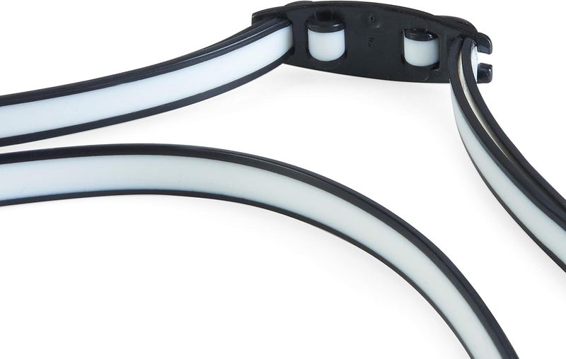 speedo نظارات سباحة للبالغين من سبيدو هيدرو كومفورت ستيل الأسود - Image 4