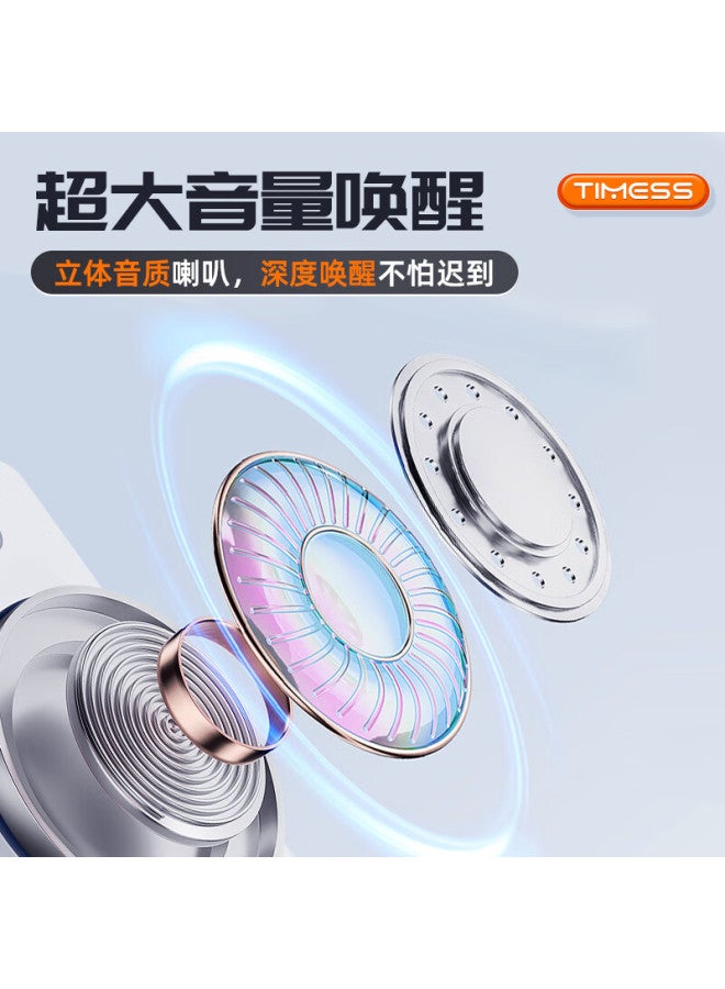 Timess Visual Timer 2-In-1 Alarm Clock For Students And Children, Wake-Up Self-Discipline Artifact New Multi-Function Charging Time Manager Silent Timer - Image 2