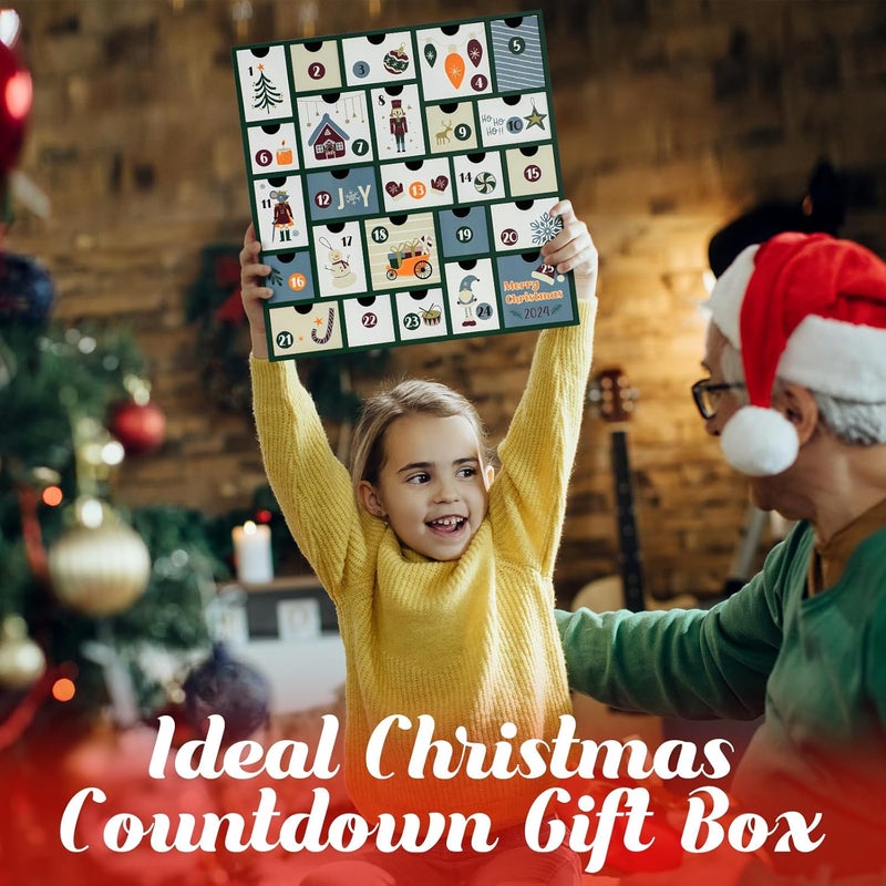 GUOER 2024 Wooden Advent Calendar - Image 4