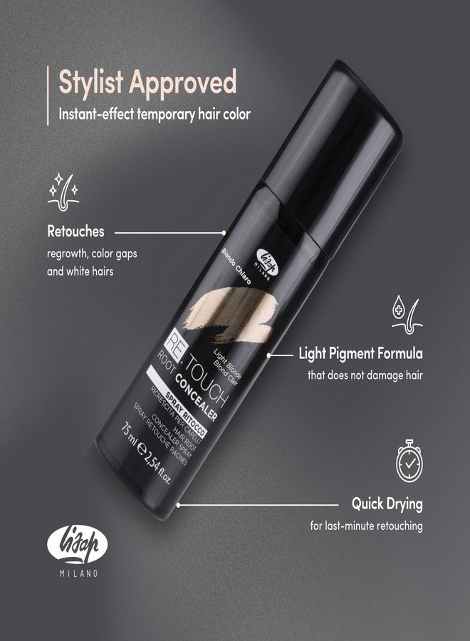 Lisap Black Root Touch Up for Temporary Hair Color | Instant Concealer for Color Gaps & White Hairs | 2.54 fl oz - Image 2