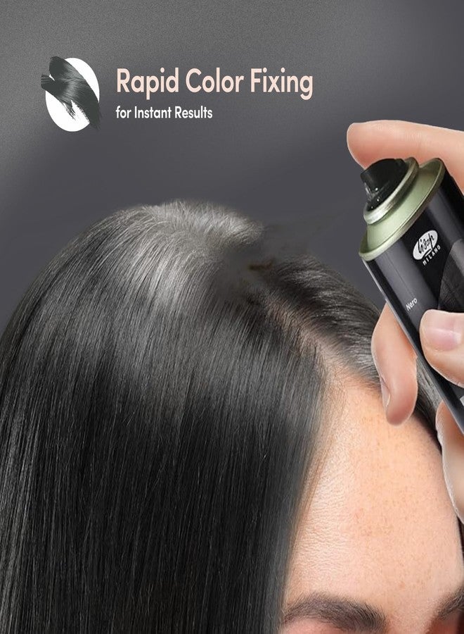 Lisap Black Root Touch Up for Temporary Hair Color | Instant Concealer for Color Gaps & White Hairs | 2.54 fl oz - Image 5