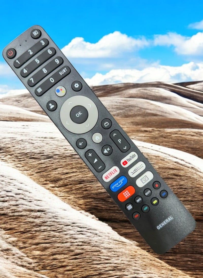 General Universal Smart TV Remote Control with Quick Access Buttons  - Image 3