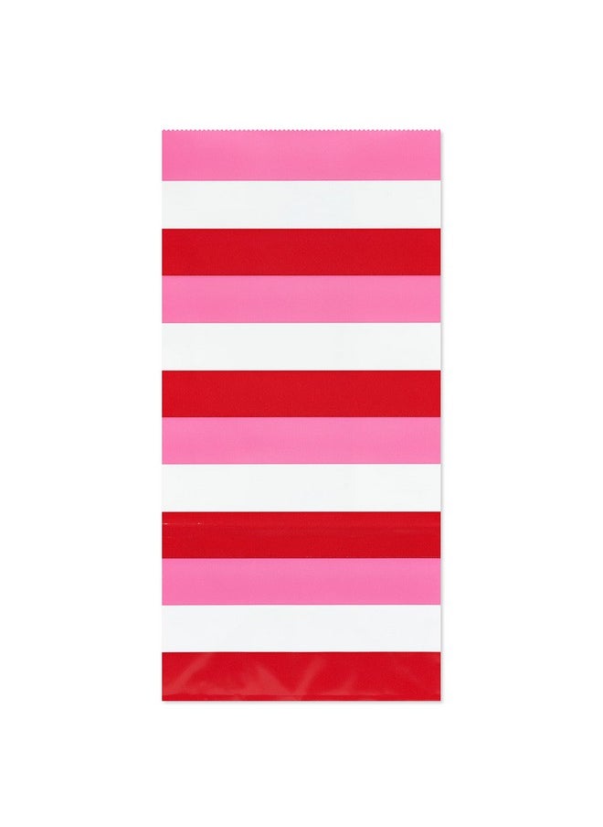 American Greetings American Greetings 10.5" Valentines Day Goodie Bags, Hearts and Stripes (16-Count)  - Image 3