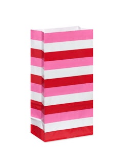 آميريكان جريتنغز أكياس هدايا عيد الحب من American Greetings مقاس 10.5 بوصة، قلوب وخطوط (16 كيسًا)  - Image 2