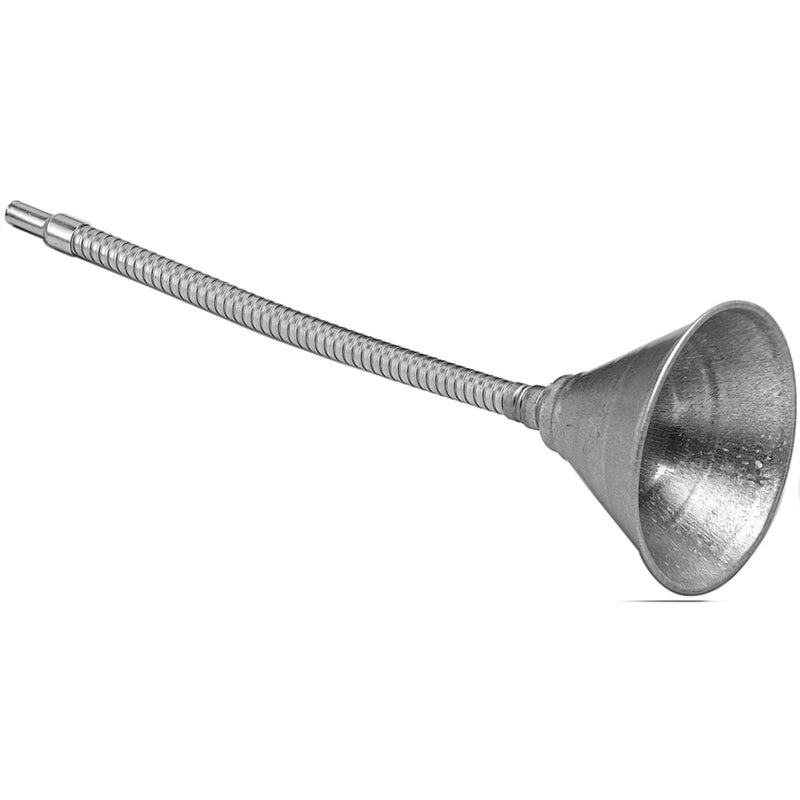 Performance Tool W219 Zinc Plated Funnel with 12Inch Flex Spout - Image 2