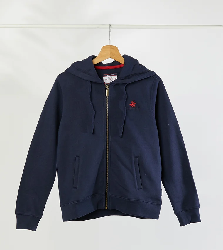 Full Sleeves Hooded Sweatshirt