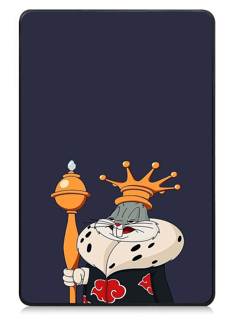 Theodor Protective Flip Case For Samsung Galaxy Tab S9 FE With Trifold Stand Auto Wake Sleep Shockproof Cover Bugs bunny - Image 1