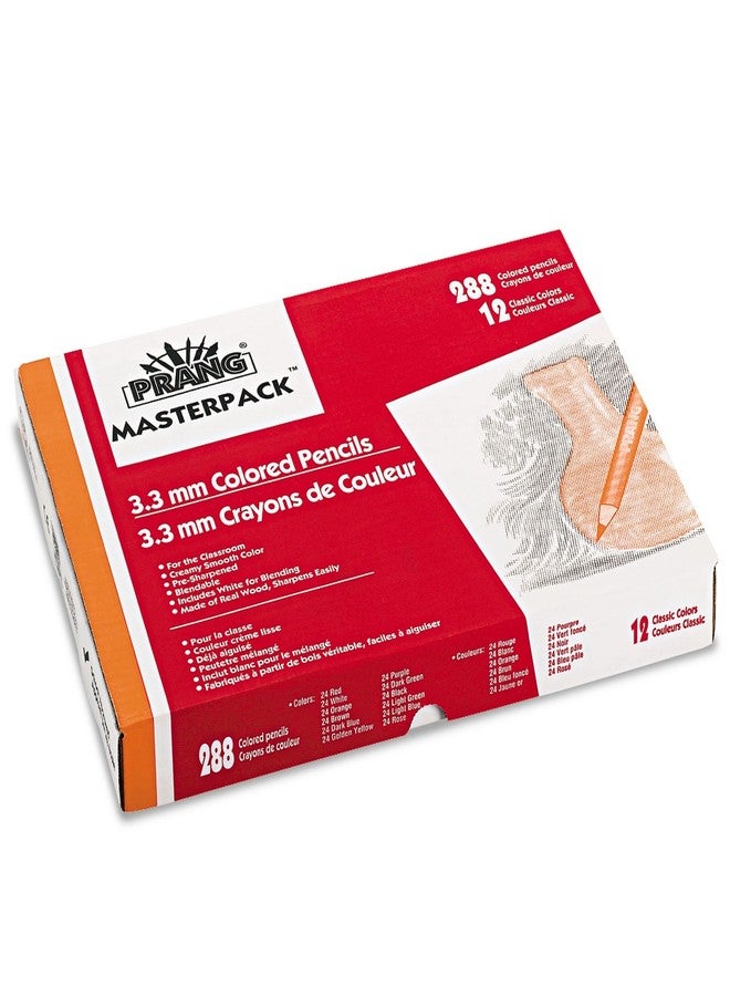 Prang DIX82408 - Prang Master Pack Colored Pencils - Image 1