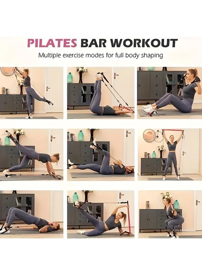 كيلا 14 قطعة من عصا بيلاتيس، دواسة لياقة بدنية متعددة الوظائف لليوجا، بيلاتيس منزلي، تدريب التمدد - Image 5