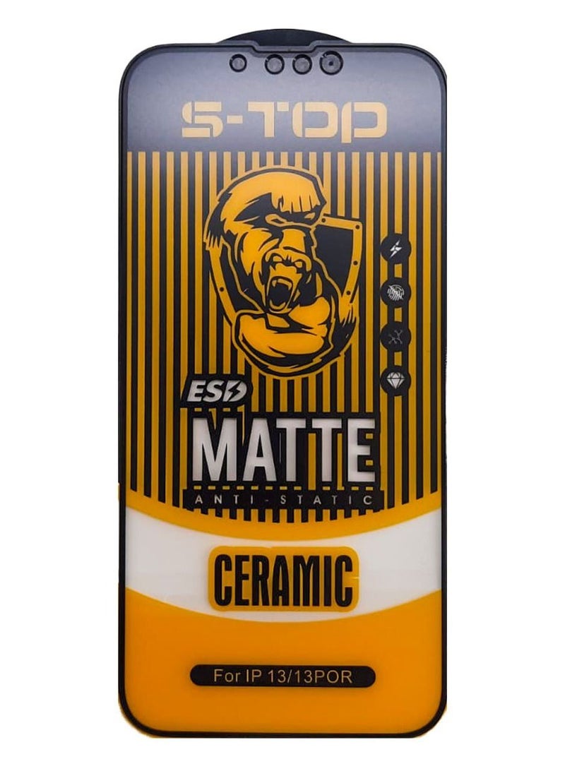 اس-توب لاصقة حماية من الزجاج المقوى لهاتف أبل آيفون 13برو - Image 1