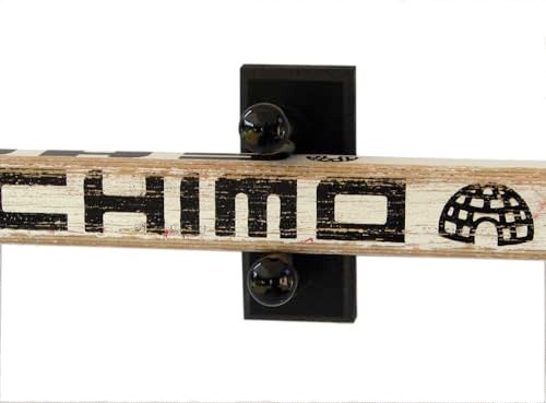 KR Ideas Horizontal Wall Mount for a Hockey Goalie Stick (Made in The USA) (Black) - Image 2