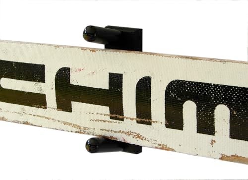 KR Ideas Horizontal Wall Mount for a Hockey Goalie Stick (Made in The USA) (Black) - Image 4
