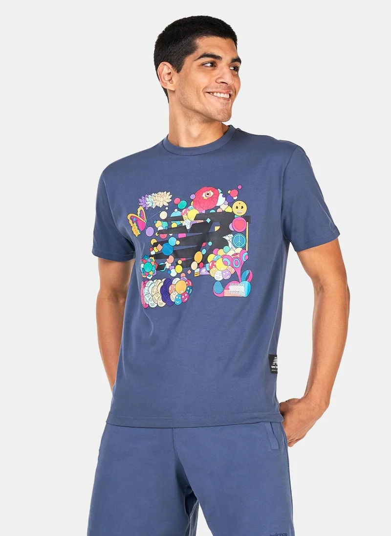 New Balance Men's NB Athletics Murugiah Logo T-Shirt