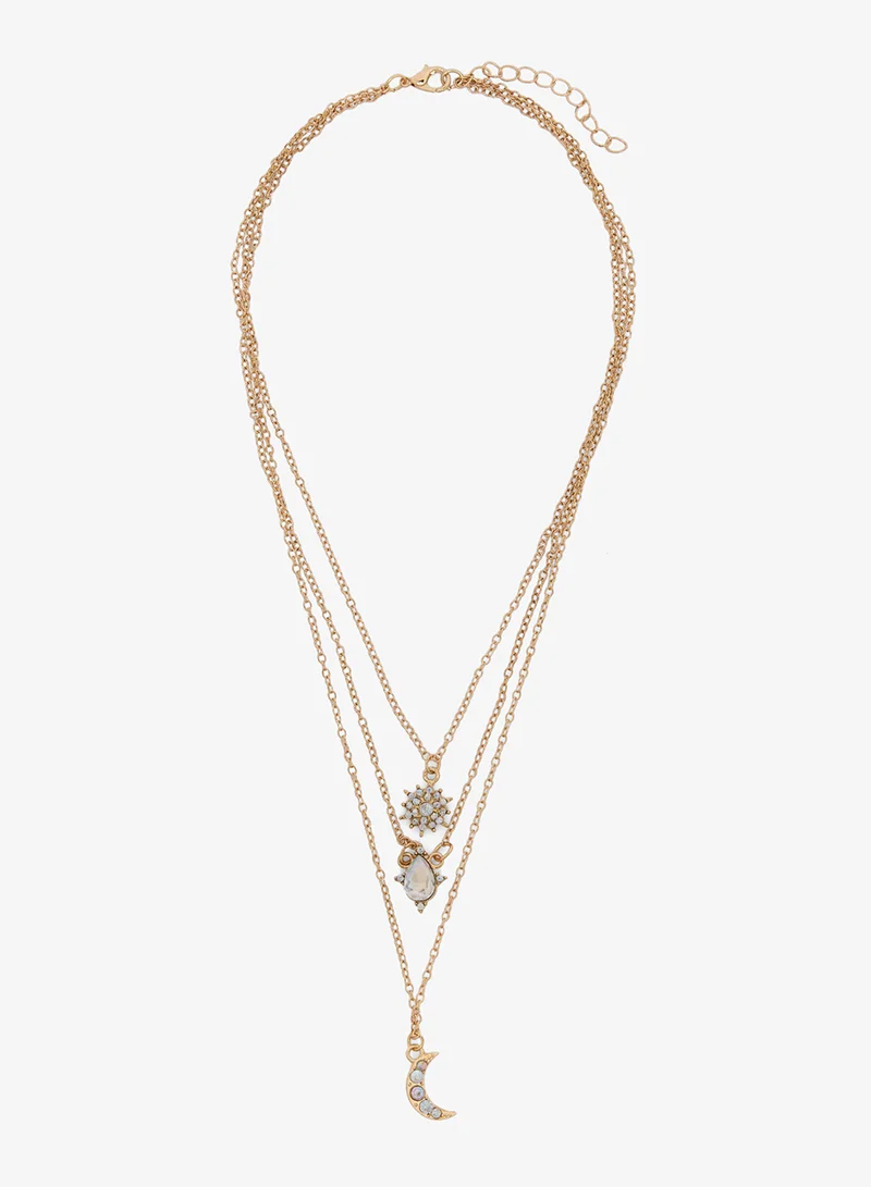 ELLA Multipack Layered Chain Necklace with Charms