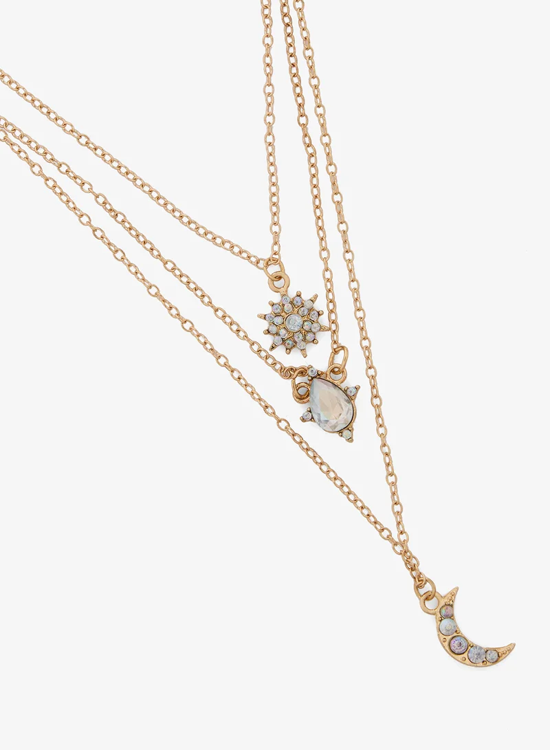 ELLA Multipack Layered Chain Necklace with Charms