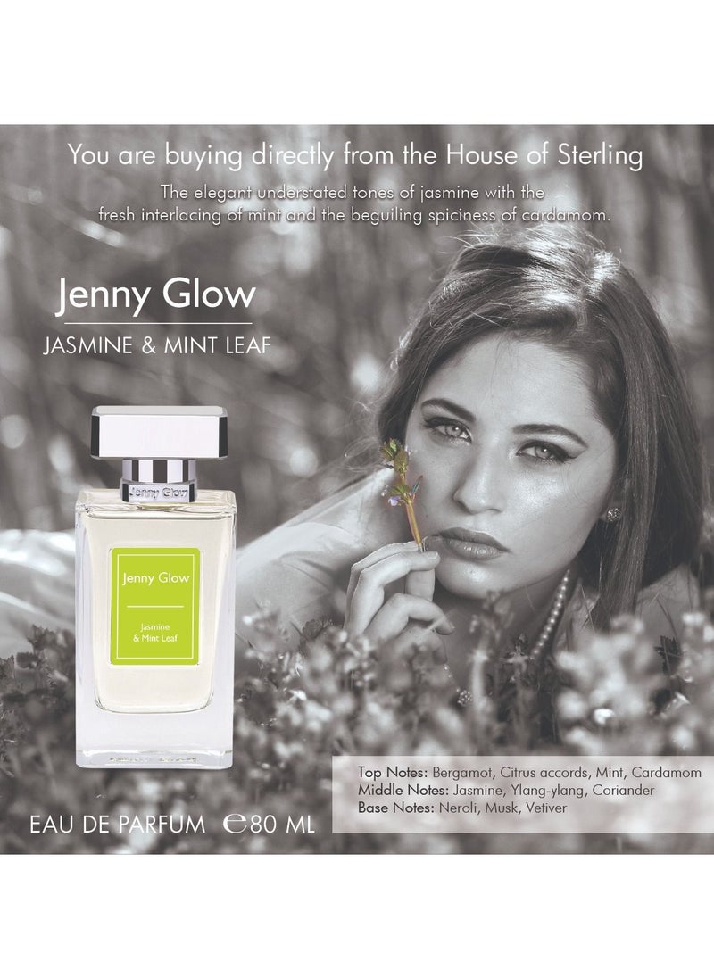 Jenny Glow - Jenny Glow Jasmine & Mint Eau De Parfum 80ml For Women - Image 1