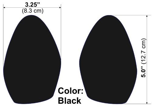 Soles2dance 3 Pairs Stick-on Suede Soles With Industrial-Strength Adhesive Backing for High-Heeled Shoes. Resole Old or Convert Favorite Heels to Perfect Dance Shoes. [SUEDE-LA-3pk-allcol] - Image 2