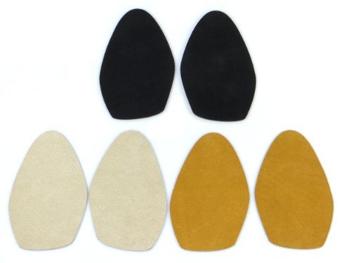 Soles2dance 3 Pairs Stick-on Suede Soles With Industrial-Strength Adhesive Backing for High-Heeled Shoes. Resole Old or Convert Favorite Heels to Perfect Dance Shoes. [SUEDE-LA-3pk-allcol] - Image 5