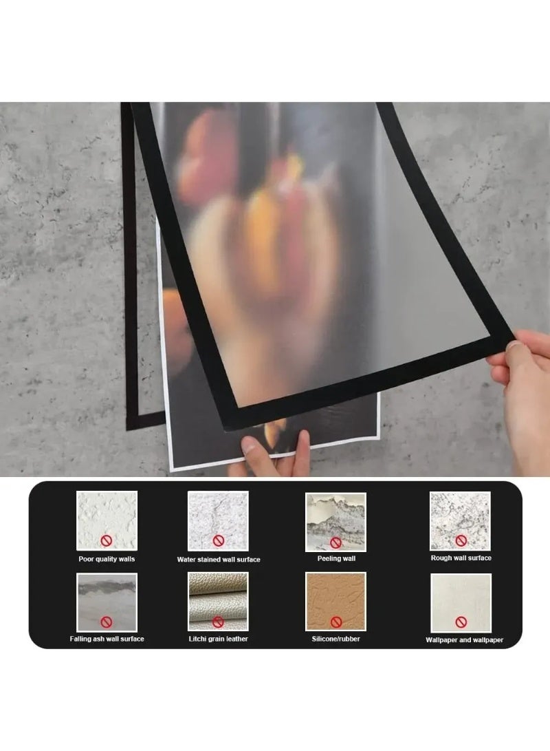 5-Piece Photo Frame with Magnetic PVC A4 Holder - Image 5