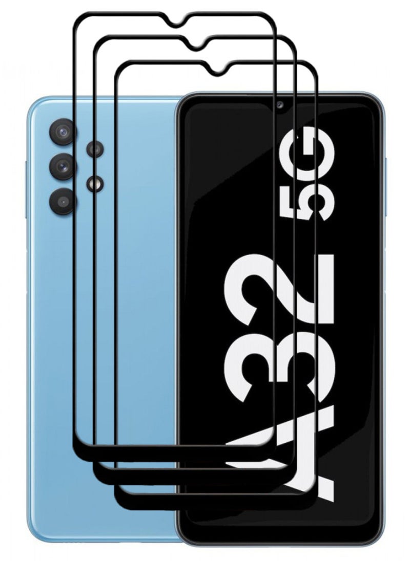 ACLIX 3 Pieces Antistatic ESD Dustproof Premium Quality High Definition Tempered Glass Screen Protector Designed For Samsung Galaxy A32 5G - Image 1