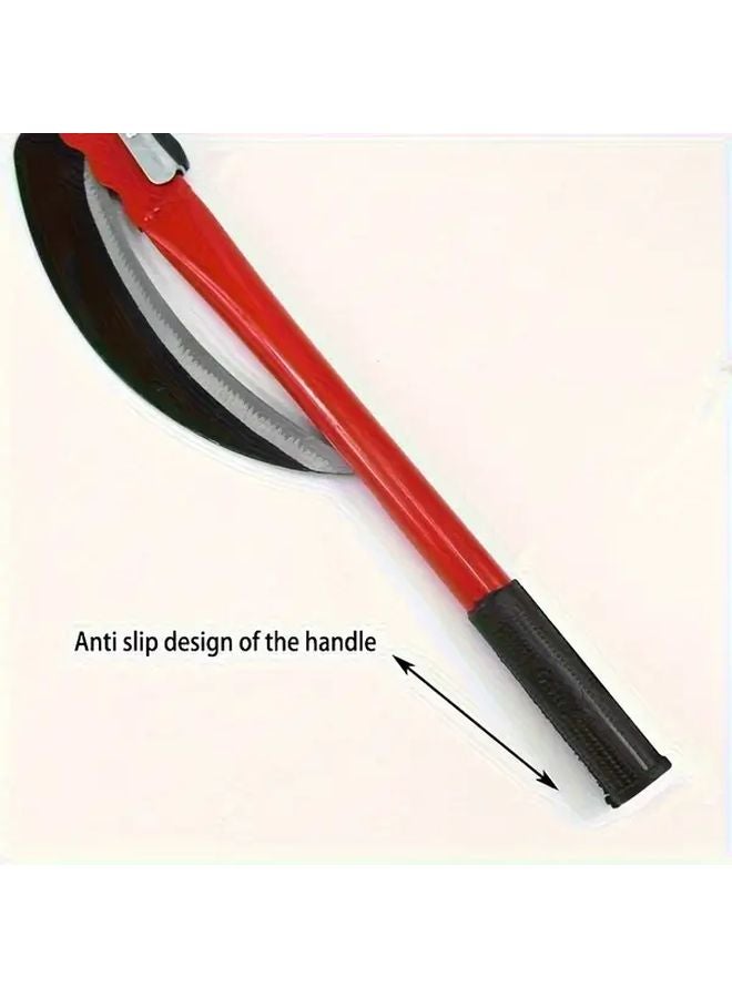 منجل منجل فولاذي قابل للطي محمول بمقبض مريح للبستنة وتخييم والبقاء على قيد الحياة - Image 2