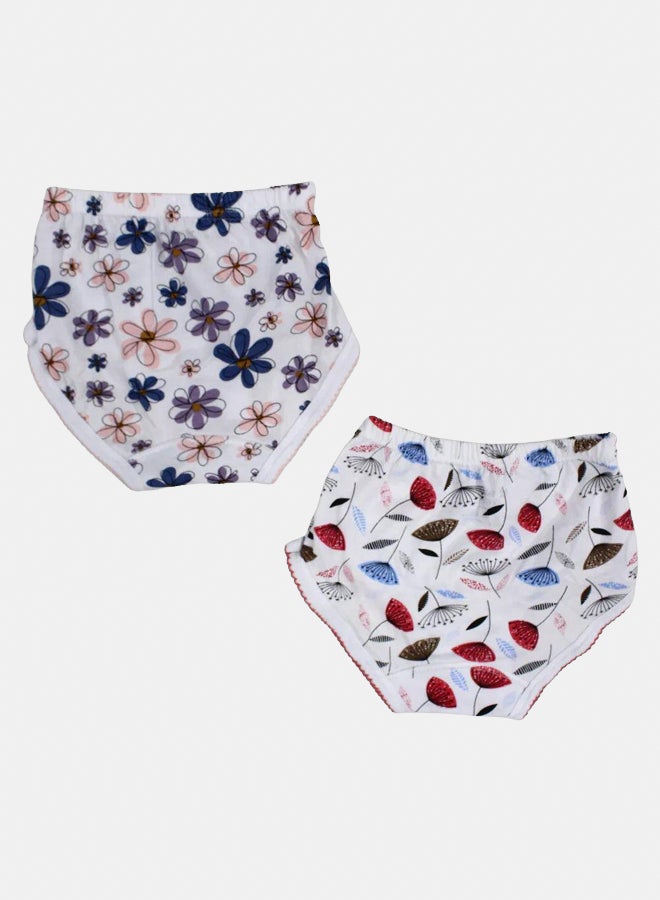 Papillon Pack Of 2 - Girls Cotton Colorful Panties - Image 2