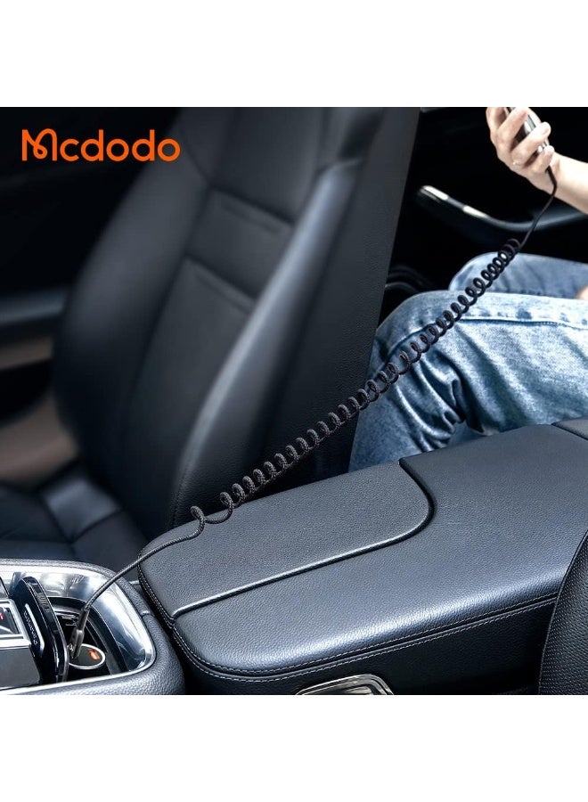 مكدودو كابل شحن سريع CA-196 Omega Series Type-C إلى Lightning كابل مرن يصل طوله إلى 1.8 متر - 36 واط PD مع مؤشر LED - تصميم ملفوف ذكي مثالي للسيارات وتوفير المساحة - شحن 30٪ في 15 دقيقة + نقل بيانات 480 ميجابت في الثانية - متوافق مع سلسلة iPhone 8 إلى 13 - هيكل مضفر من النايلون القوي وشرائح ذكية لحماية الجهاز وتنظيم الطاقة - Image 5