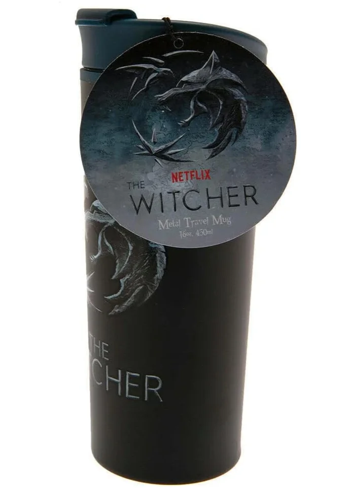 Pyramid The Witcher Sigils Metal Travel Mug