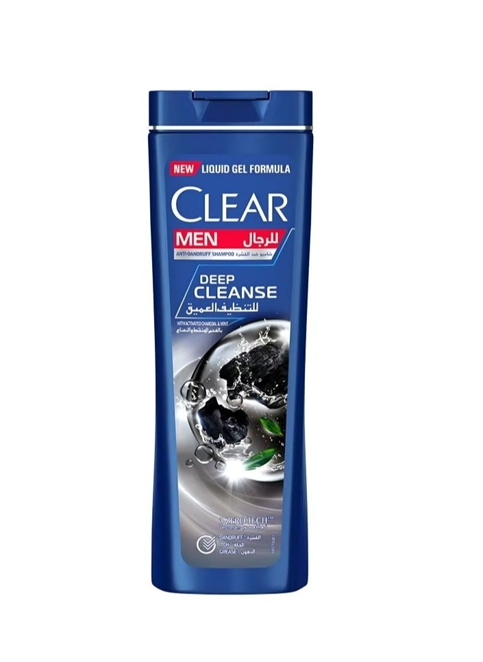 CLEAR Men Charcoal and Mint Anti-Dandruff Shampoo 400 ml - Image 1