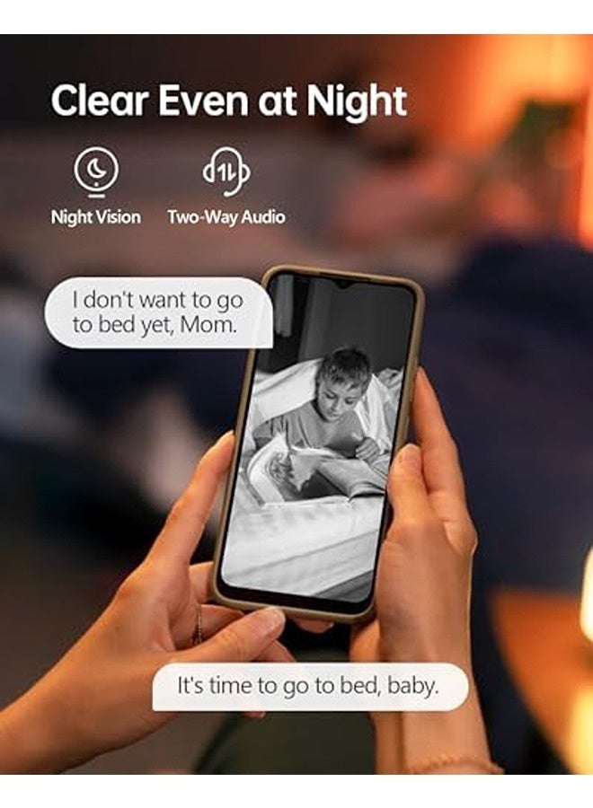 IMOU DK2 2K Indoor Security Camera, 360° WiFi Smart Camera with Human Detection, Abnormal Sound Alerts, Night Vision, Smart Tracking & Baby Monitor Mode - Image 5