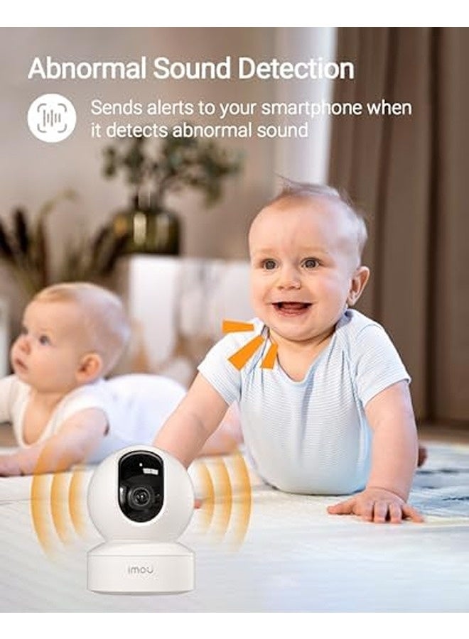 IMOU DK2 2K Indoor Security Camera, 360° WiFi Smart Camera with Human Detection, Abnormal Sound Alerts, Night Vision, Smart Tracking & Baby Monitor Mode - Image 4