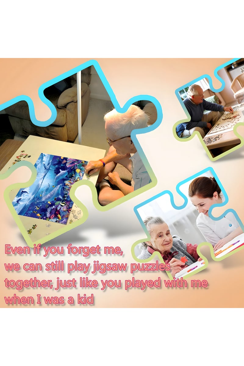 1000-Piece Jigsaw Puzzle, Sea World Scene Jigsaw Puzzle, DIY Toys for Creative Gift Home Decor, Challenging Mini Jigsaw Puzzle with Micro Pieces, Educational and Decompression Activity  for Adults & Teens - Image 5