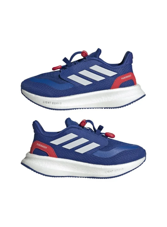 adidas Adidas Pureboost 5 K U Blue Running Shoes For Kids