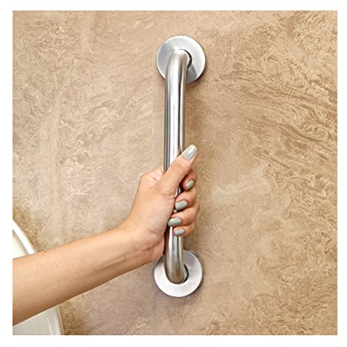 FORTUNE Stainless Steel Grab Bar for Bathroom & Bathtub Wall Mounted Safety Hand Support Rail Matt Finish - Balance Handle - Towel Bar - (8 Inch, Pack of 2) - Image 2