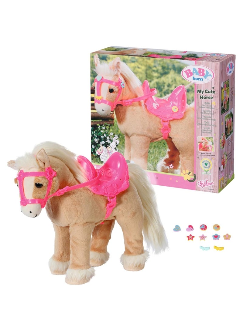 Baby Born My Cute Horse with saddle, bridle and pins - Image 1