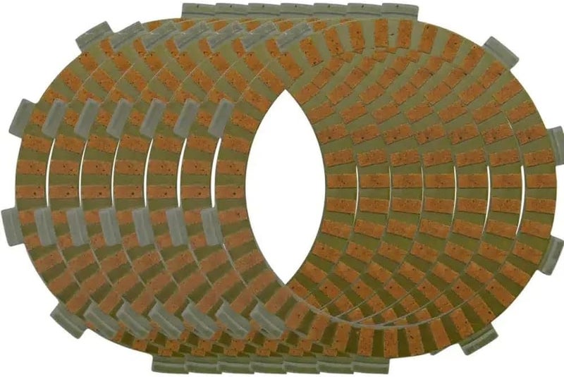 7PC Motorcycle Friction Clutch Discs Plates Compatible with YZF-R3 YZFR3 2014-2023 Fits X-Max 300 Iron Max CZD300 2017-2020 Models - Image 1