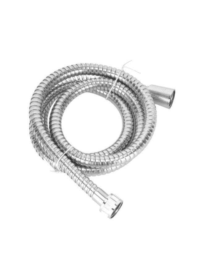 Epsilon Shower Hose EPSBA1528 - 1.5 Meter Flexible Stainless Steel Hand Shower Hose, Corrosion Resistant Leak-Proof Hose for Shower Head, Health Faucet & Bathroom Accessories - Silver - Image 1