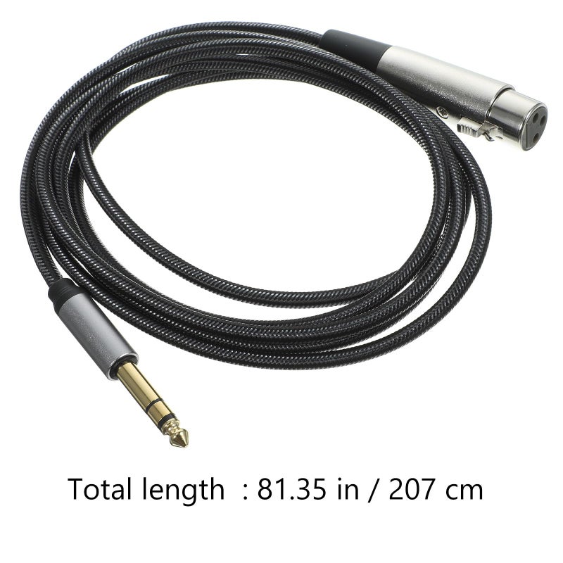 35mm Male To XLR Female 3 Pin Microphone Cable 2m For Audio Mixer Speaker Connection - Image 3