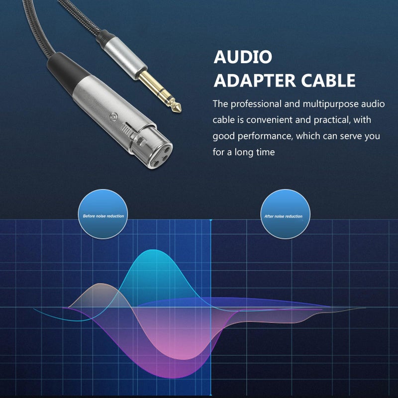 35mm Male To XLR Female 3 Pin Microphone Cable 2m For Audio Mixer Speaker Connection - Image 5