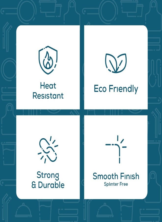 GUSTO [100 Count] Natural Bamboo Disposable Forks - Biodegradable and Eco-Friendly Utensils for Outdoors, Parties, and Events - Image 4