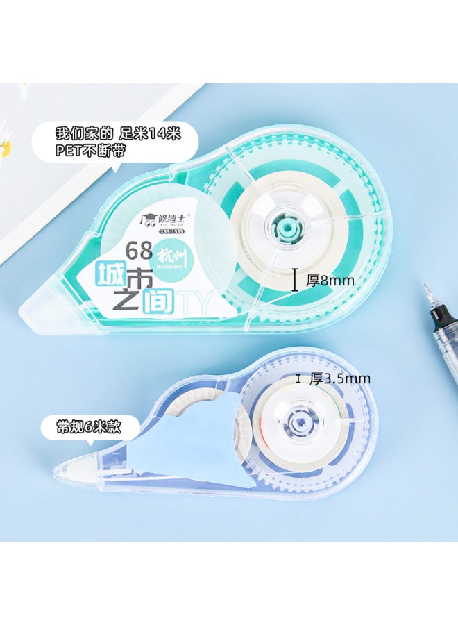 HELPS شريط تصحيح إبداعي للطلاب بقيمة لونية عالية 14 متر شريط تصحيح بسعة كبيرة PET شريط تصحيح خاطئ - Image 4