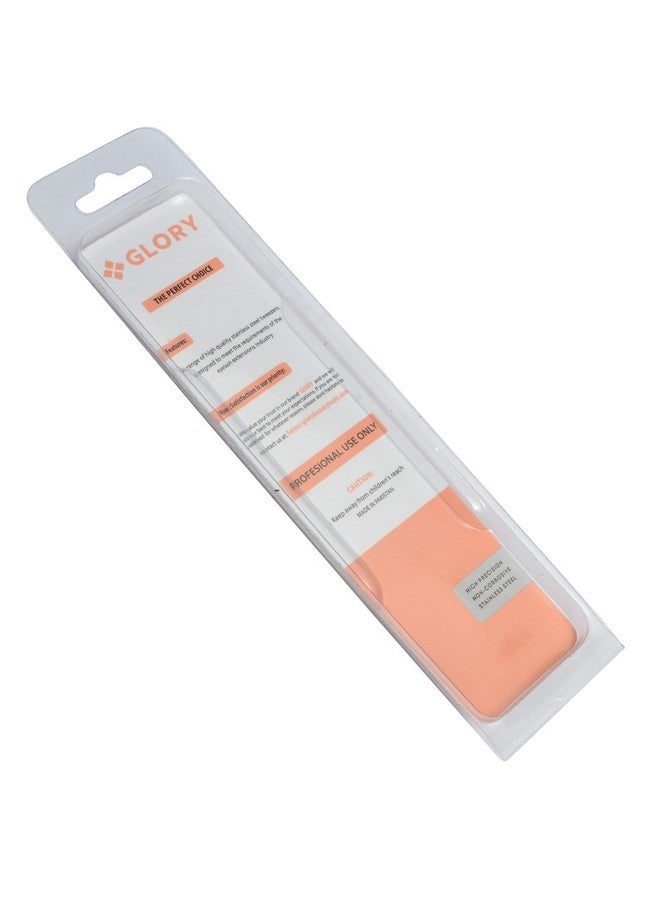 Glory Precision Fiber Tips Perfect Tweezers For Isolation And Classic Eyelash Extensions, Stainless Steel Pro Straight Tip Anti-Slip Anti-Static Diamond Grip Eyelash Tweezers - Image 3