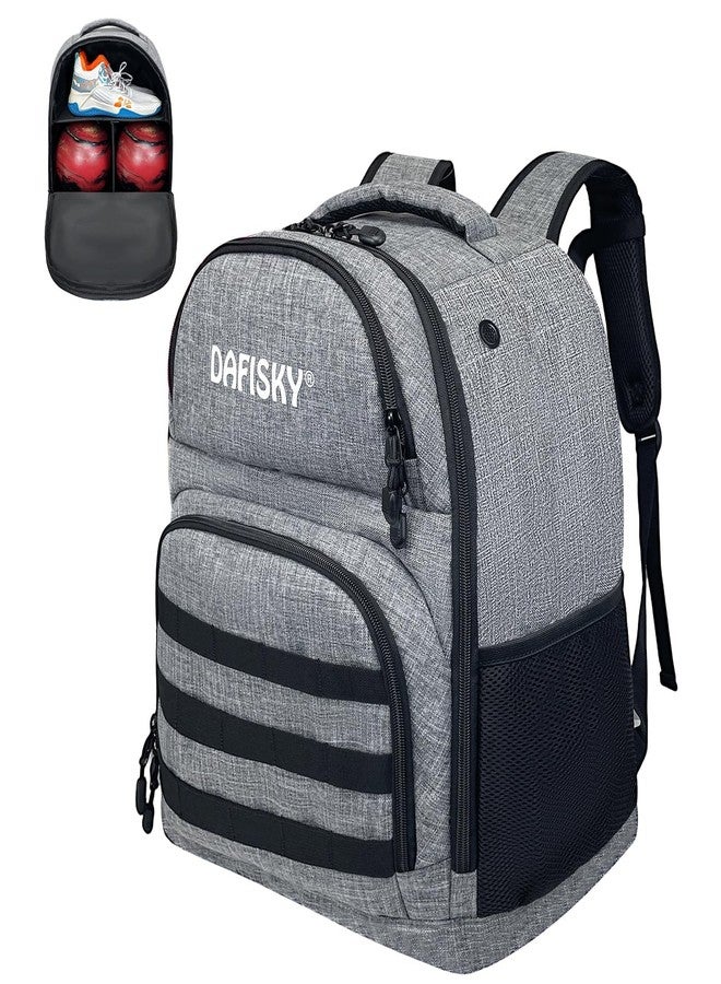 DAFISKY Bowling Ball Bag 2 Ball Bowling Backpack Fit Single or Two Balls with Shoe Compartment & Portective Foam Holder,Fits Shoes Up to Us Size 16 - Image 1