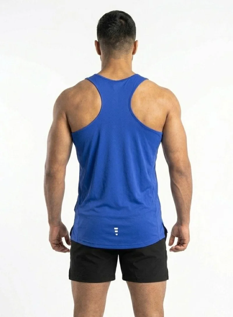Prima Ace Blue Men's Tank Top Workout Lightweight Gym Dry Fit Blue for Men | Best Price UAE