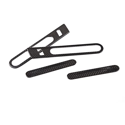 TOYCIDFG Door Pull Handle Cover Trim Compatible with Nissan GTR R35 20082016 Carbon Fiber Exterior Car Decoration Accessories Carbon Fiber - Image 3