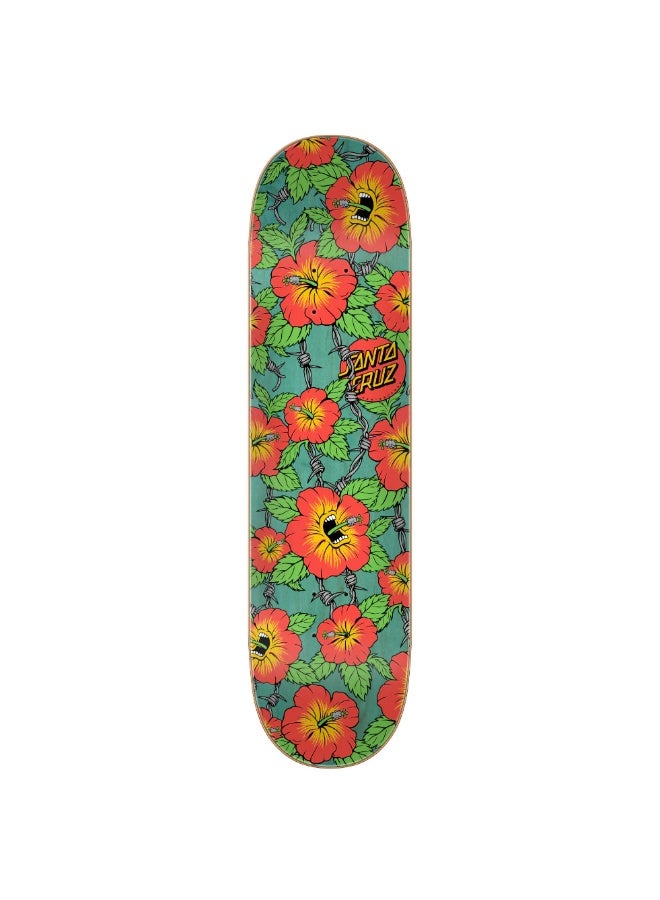 Santa Cruz Screaming Hibiscus 7-Ply Birch 8.0" x 31.6" Skateboard Deck - Image 1