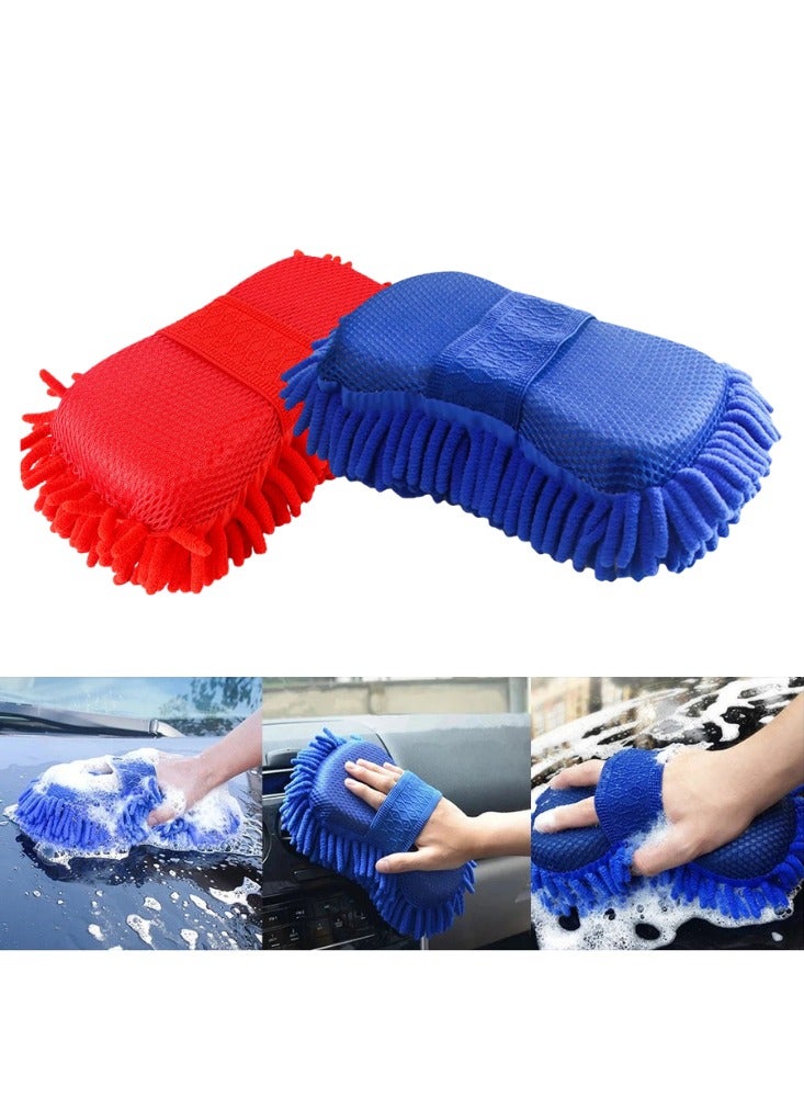 SARI SARI 3Pcs Microfiber Cleaning Cloth 40x30cm With 2 pcs Car Sponge 21x11x7cm - Image 5